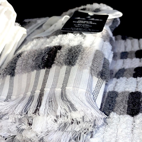 BROOKS BROTHERS Bath Towel Set! NWT ✨ gorgeous quality premium Turkish towels! - Picture 4 of 13